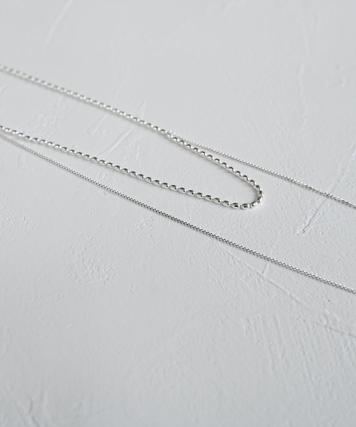 Editors Draw（エディターズドロー）の「SV925 レイヤーチェーンネックレス 【Ria. Jaysmee/リアジェイズミー】（ネックレス・レディース・A/B/C・ONE SIZE）」の5枚目の写真