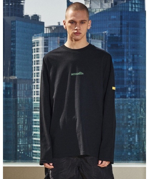 【Re:one】-OVERR- ARMAILLIS LOGO BLACK L/S T-SHIRTS (MA)（Tシャツ/カットソー）｜VIBGYOR（ヴィブジョー）