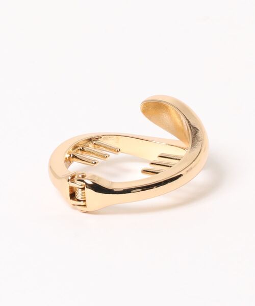 Three Four Time(スリーフォータイム)の「メタルサイズレステールクラッチ(バレッタ/ヘアクリップ・レディース・シルバー/ゴールド・FREE)」の3枚目の写真