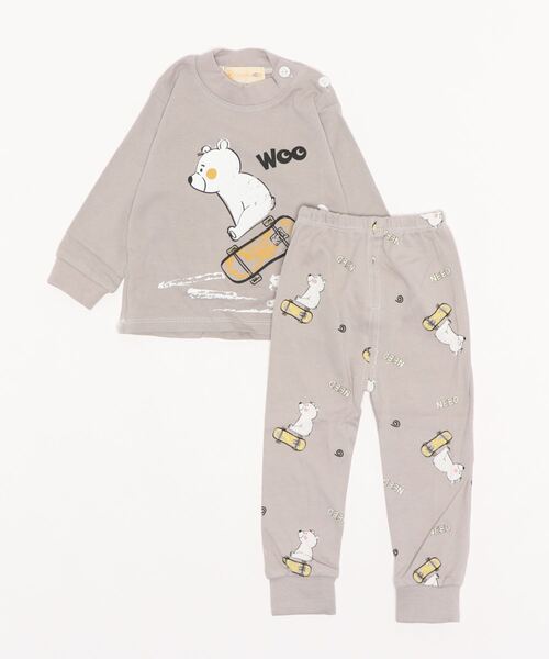 セール Aimoha Kids 定番 子供服 かわいい動物イラスト パジャマセットアップ ルームウェア パジャマ Aimoha アイモハ のファッション通販 Zozotown