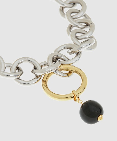 JIL SANDER(ジルサンダー)の「PURE NECKLACE 3(ネックレス・レディース・シルバー・U)」の2枚目の写真