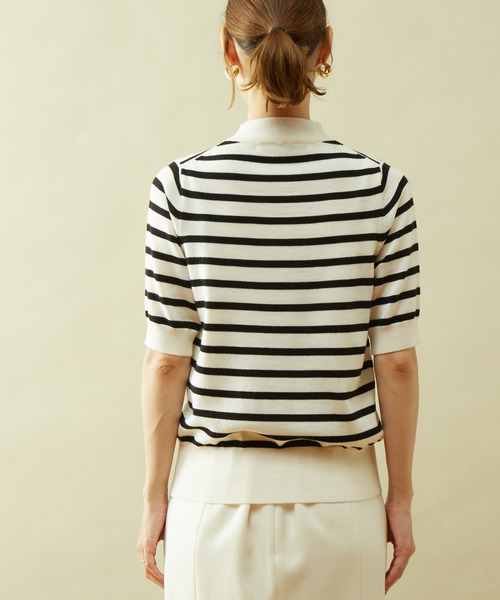 Tiara(ティアラ)の「パールネックカーディガン&ハイネックツインニット(アンサンブル・レディース・ブラック×ホワイト/アイボリー/ブラック/グレイッシュベージュ・FREE)」の14枚目の写真