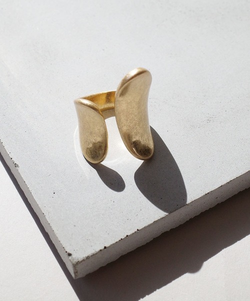 SIGNAL（シグナル）の「【SIGNAL/シグナル】Bold Line Ring / ボールドラインリング（リング・レディース・ゴールド/シルバー・#11）」の2枚目の写真