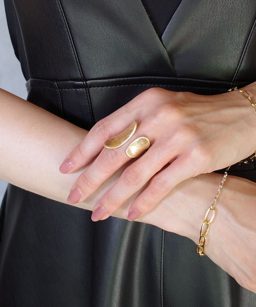 SIGNAL（シグナル）の「【SIGNAL/シグナル】Bold Line Ring / ボールドラインリング（リング・レディース・ゴールド/シルバー・#11）」の3枚目の写真