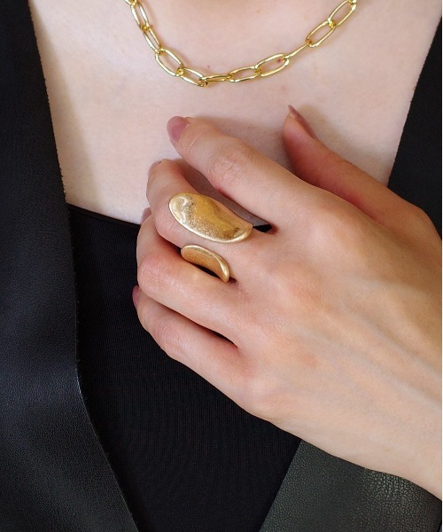 SIGNAL（シグナル）の「【SIGNAL/シグナル】Bold Line Ring / ボールドラインリング（リング・レディース・ゴールド/シルバー・#11）」の11枚目の写真