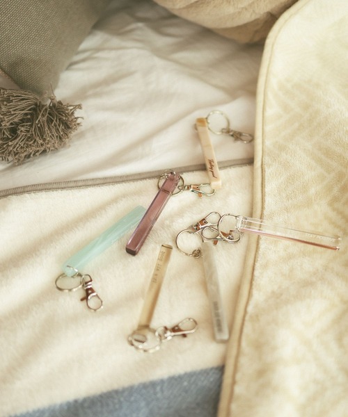 GLOBAL WORK（グローバルワーク）の「ホテルライクキーホルダー【G.W.G.G.】/215947（キーホルダー・レディース・ホワイト/ライトベージュ/パープル系その他2/グレー/ライトブルー/ブラウン・FREE）」の15枚目の写真