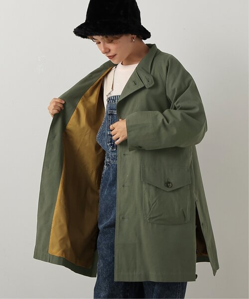 DOUBLE NAME（ダブルネーム）の「裏地配色裾ボタンコート（その他