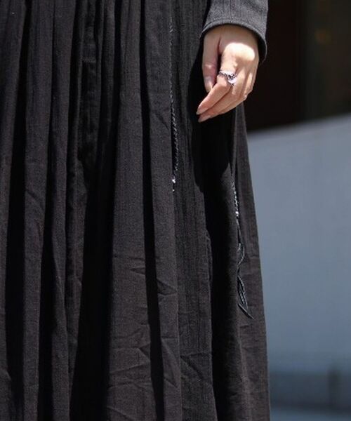 KMRii（ケムリ）の「【別注】KMRii/ケムリ/Lace up Long Skirt/RFL（スカート・レディース・ブラック・FREE）」の14枚目の写真