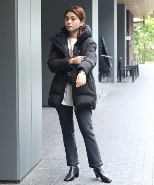 DESCENTE ALLTERRAIN（デサント　オルテライン）の「《別注》【DESCENTE ALLTERRAIN】 MOUNTAINEER BIG：ダウン◆（ダウンジャケット/コート・レディース・ブラック・FREE）」の10枚目の写真