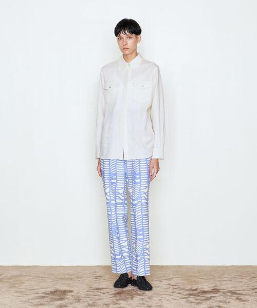 AEWEN MATOPH(イウエン マトフ)の「<AEWEN MATOPH(イウエン マトフ)>パイピング ウエスタンシャツ◆(シャツ/ブラウス・レディース・ナチュラル/オフホワイト・FREE)」の14枚目の写真