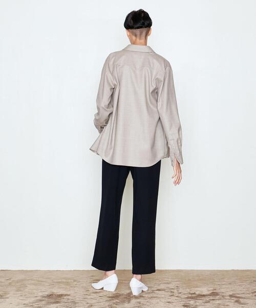 AEWEN MATOPH(イウエン マトフ)の「<AEWEN MATOPH(イウエン マトフ)>パイピング ウエスタンシャツ◆(シャツ/ブラウス・レディース・ナチュラル/オフホワイト・FREE)」の5枚目の写真