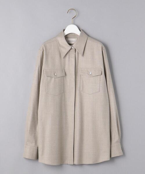 AEWEN MATOPH(イウエン マトフ)の「<AEWEN MATOPH(イウエン マトフ)>パイピング ウエスタンシャツ◆(シャツ/ブラウス・レディース・ナチュラル/オフホワイト・FREE)」の11枚目の写真