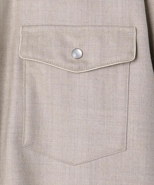 AEWEN MATOPH(イウエン マトフ)の「<AEWEN MATOPH(イウエン マトフ)>パイピング ウエスタンシャツ◆(シャツ/ブラウス・レディース・ナチュラル/オフホワイト・FREE)」の10枚目の写真