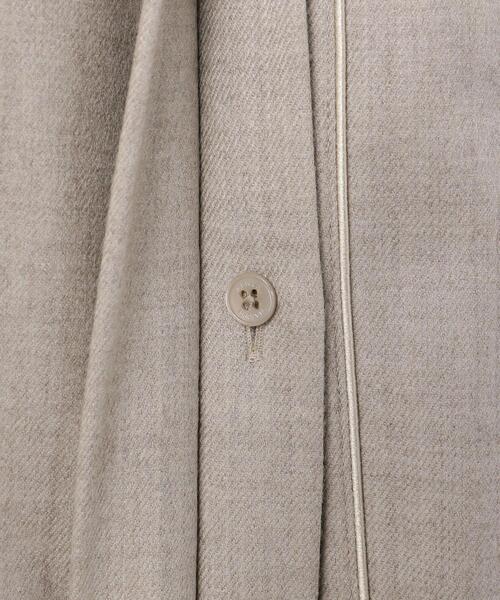 AEWEN MATOPH(イウエン マトフ)の「<AEWEN MATOPH(イウエン マトフ)>パイピング ウエスタンシャツ◆(シャツ/ブラウス・レディース・ナチュラル/オフホワイト・FREE)」の4枚目の写真