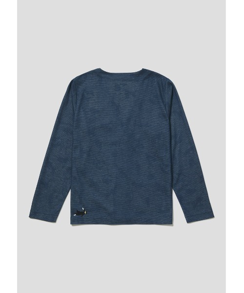 Design Tshirts Store graniph(デザイン ティーシャツ ストア グラニフ)の「ホワイトアンドブルーソックス|ダブルフェイスカーディガン(カーディガン/ボレロ・メンズ・ネイビー・SMALL/MEDIUM/LARGE)」の2枚目の写真