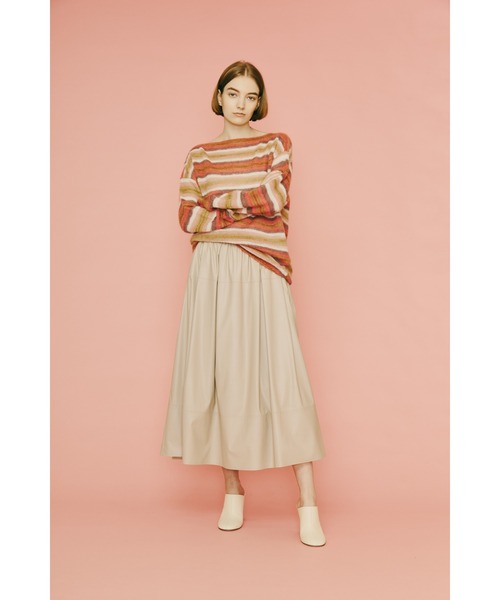 FLOML（フロム）の「◆【FLOML】ライトフェイクレザー（スカート・レディース・イエロー/パープル/ベージュ・38）」の17枚目の写真