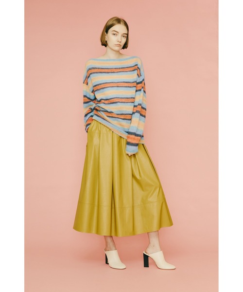 FLOML（フロム）の「◆【FLOML】ライトフェイクレザー（スカート・レディース・イエロー/パープル/ベージュ・38）」の18枚目の写真