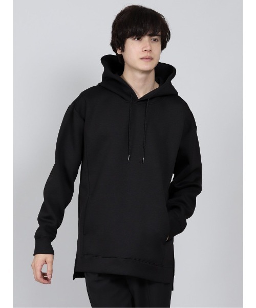 semantic design（セマンティックデザイン）の「セマンティックデザイン/semantic design ストレッチダンボール 同色切替プルパーカー（パーカー・メンズ・ホワイト/グリーン系その他/ブラック/ベージュ・X-LARGE/MEDIUM/LARGE/S）」の3枚目の写真