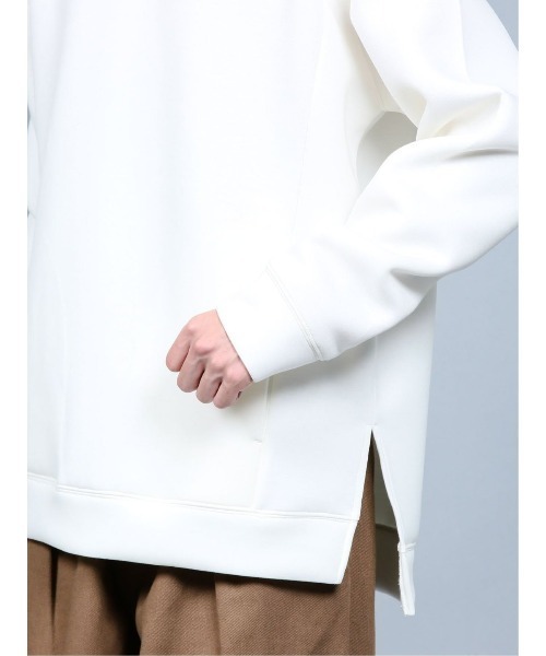 semantic design（セマンティックデザイン）の「セマンティックデザイン/semantic design ストレッチダンボール 同色切替プルパーカー（パーカー・メンズ・ホワイト/グリーン系その他/ブラック/ベージュ・X-LARGE/MEDIUM/LARGE/S）」の9枚目の写真