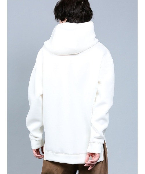 semantic design（セマンティックデザイン）の「セマンティックデザイン/semantic design ストレッチダンボール 同色切替プルパーカー（パーカー・メンズ・ホワイト/グリーン系その他/ブラック/ベージュ・X-LARGE/MEDIUM/LARGE/S）」の11枚目の写真