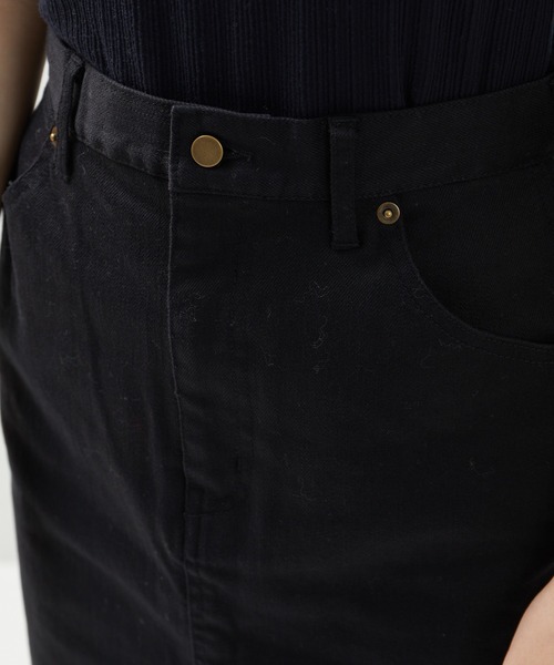 FREAK'S STORE（フリークスストア）の「デニムロングスカート(タイトスカート)（デニムスカート・レディース・ナチュラル/ブラック/ネイビー・マルチサイズ）」の20枚目の写真