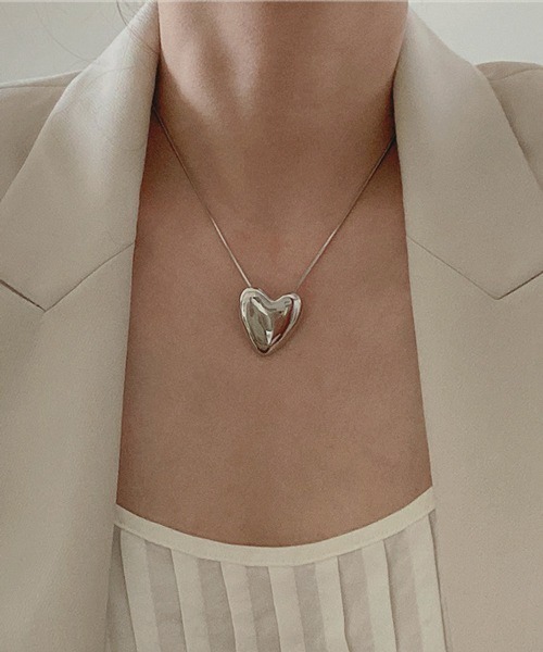 Geel シルバーチェーン ハートネックレス ネックレス Geel ギール のファッション通販 Zozotown