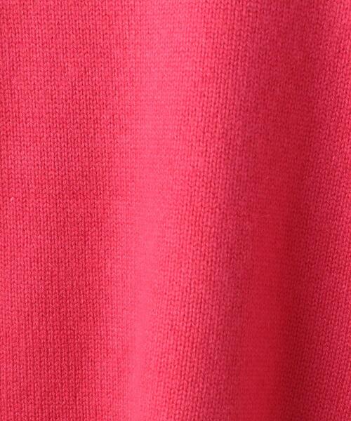 UNITED ARROWS（ユナイテッドアローズ）の「＜UNITED ARROWS＞ カシミヤ クルーネック ニット RPSP/G◆（ニット/セーター・レディース・レッド/オフホワイト/ピンク・フリー）」の10枚目の写真