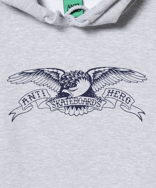 ANTI HERO(アンタイヒーロー)の「ANTI HERO / Basic Eagle Hoodie(パーカー・メンズ・グレー・LARGE/X-LARGE/XX-LARGE)」の6枚目の写真
