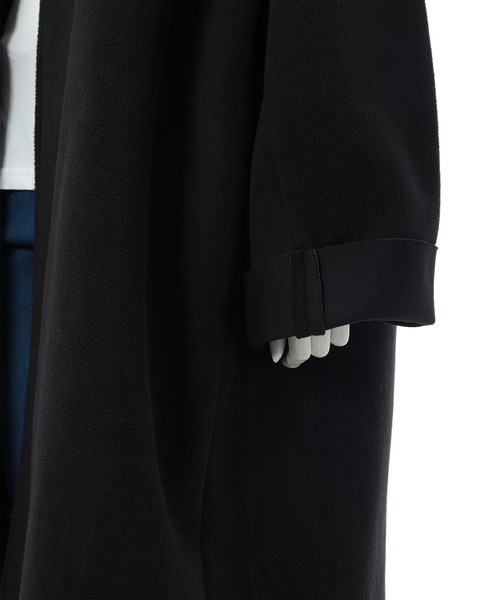 fifth（フィフス）の「ノーカラーボンディングコート（ノーカラーコート・レディース・チャコールグレー/ブラック・SMALL/MEDIUM）」の10枚目の写真