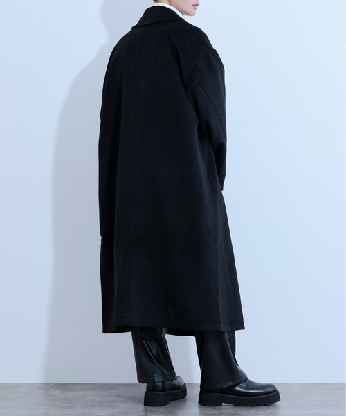 Ellno Loset(エルノロゼット)の「ロングチェスターコート(チェスターコート・メンズ・ブラック/グレー/ブラウン・MEDIUM/LARGE)」の16枚目の写真