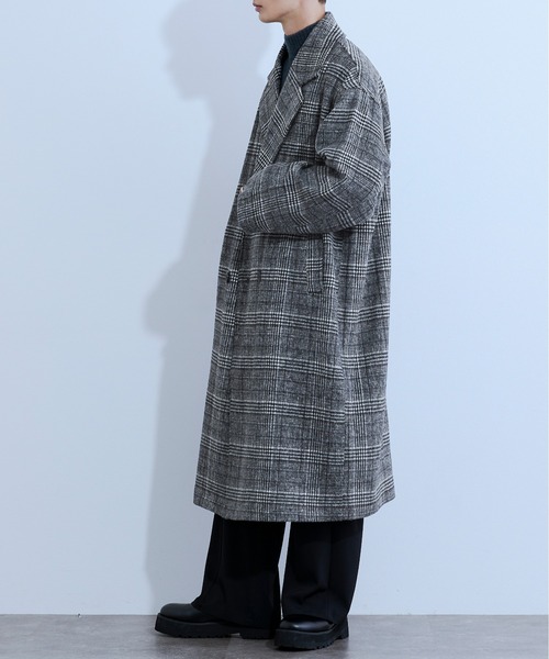 Ellno Loset(エルノロゼット)の「ロングチェスターコート(チェスターコート・メンズ・ブラック/グレー/ブラウン・MEDIUM/LARGE)」の17枚目の写真