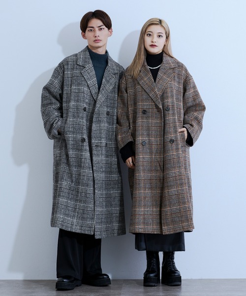 Ellno Loset(エルノロゼット)の「ロングチェスターコート(チェスターコート・メンズ・ブラック/グレー/ブラウン・MEDIUM/LARGE)」の7枚目の写真