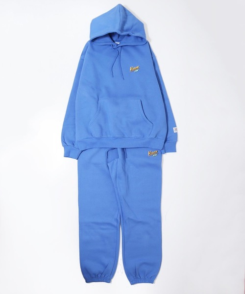 VISION STREET WEAR(ヴィジョンストリートウェア)の「VISION STREET WEAR 裏起毛刺繍パーカー(パーカー・メンズ・チャコールグレー/ブルー/クリアグリーン/キナリ・LL/M/L)」の8枚目の写真