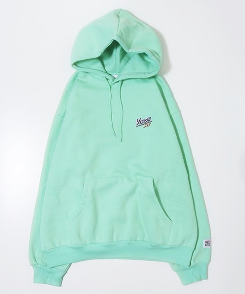 VISION STREET WEAR(ヴィジョンストリートウェア)の「VISION STREET WEAR 裏起毛刺繍パーカー(パーカー・メンズ・チャコールグレー/ブルー/クリアグリーン/キナリ・LL/M/L)」の22枚目の写真
