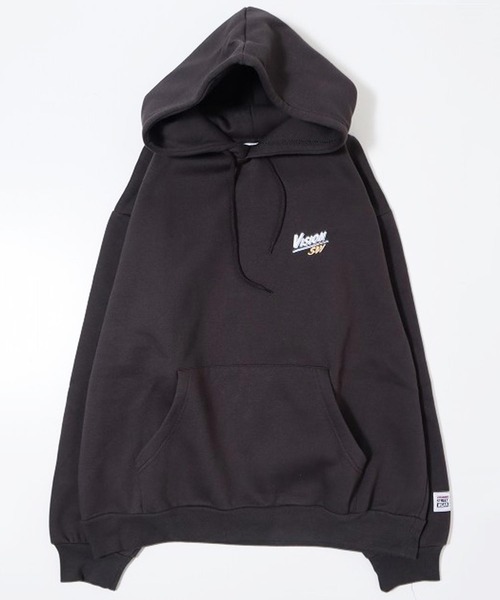 VISION STREET WEAR(ヴィジョンストリートウェア)の「VISION STREET WEAR 裏起毛刺繍パーカー(パーカー・メンズ・チャコールグレー/ブルー/クリアグリーン/キナリ・LL/M/L)」の12枚目の写真