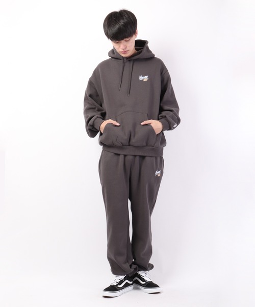 VISION STREET WEAR(ヴィジョンストリートウェア)の「VISION STREET WEAR 裏起毛刺繍パーカー(パーカー・メンズ・チャコールグレー/ブルー/クリアグリーン/キナリ・LL/M/L)」の16枚目の写真