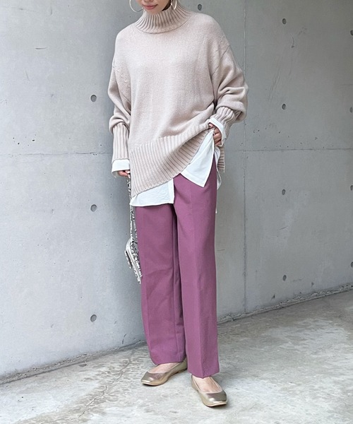 DouDou（ドゥドゥ）の「センプレパンツ（その他パンツ・レディース・ピンク/ブルー/ブラック・38/36）」の5枚目の写真