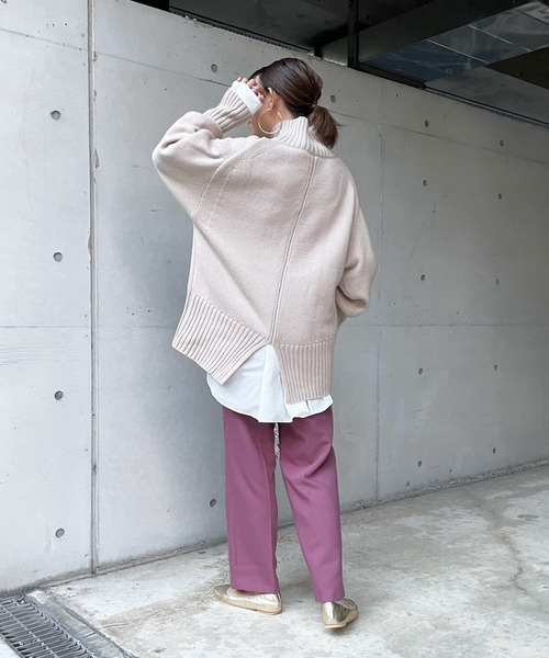 DouDou（ドゥドゥ）の「センプレパンツ（その他パンツ・レディース・ピンク/ブルー/ブラック・38/36）」の6枚目の写真