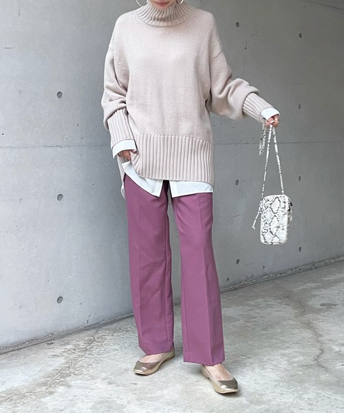 DouDou（ドゥドゥ）の「センプレパンツ（その他パンツ・レディース・ピンク/ブルー/ブラック・38/36）」の7枚目の写真