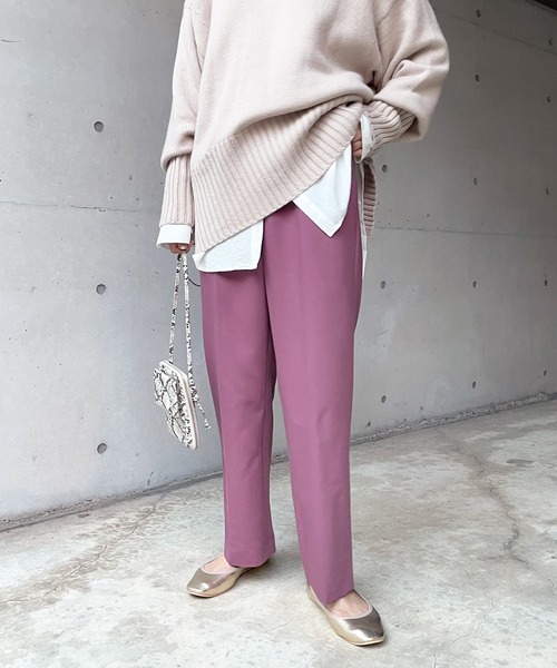 DouDou（ドゥドゥ）の「センプレパンツ（その他パンツ・レディース・ピンク/ブルー/ブラック・38/36）」の9枚目の写真