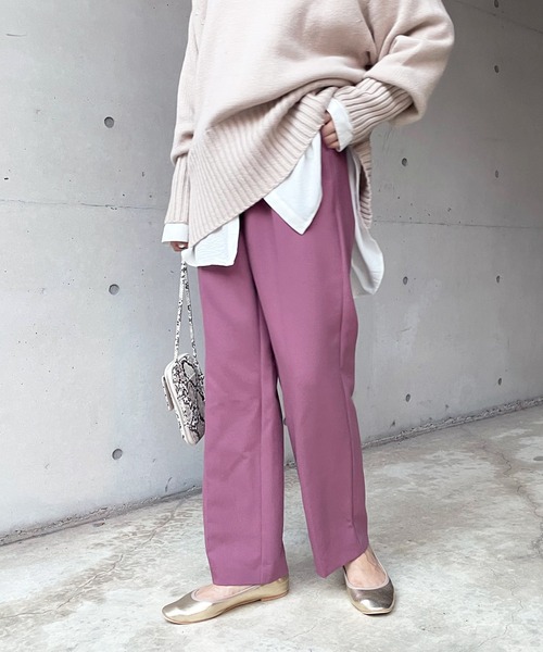 DouDou（ドゥドゥ）の「センプレパンツ（その他パンツ・レディース・ピンク/ブルー/ブラック・38/36）」の10枚目の写真