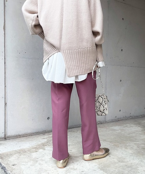 DouDou（ドゥドゥ）の「センプレパンツ（その他パンツ・レディース・ピンク/ブルー/ブラック・38/36）」の11枚目の写真