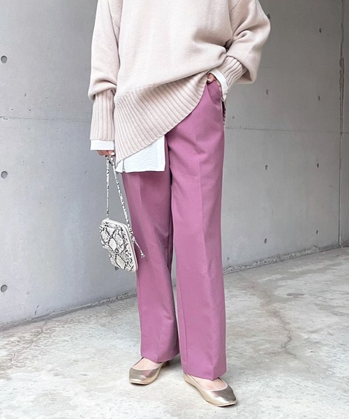 DouDou（ドゥドゥ）の「センプレパンツ（その他パンツ・レディース・ピンク/ブルー/ブラック・38/36）」の12枚目の写真