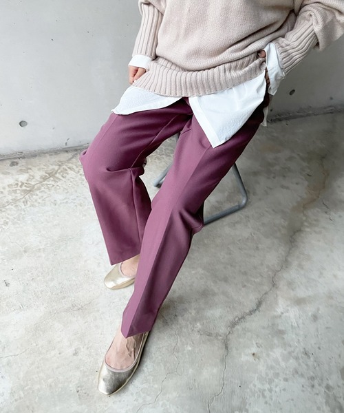 DouDou（ドゥドゥ）の「センプレパンツ（その他パンツ・レディース・ピンク/ブルー/ブラック・38/36）」の15枚目の写真