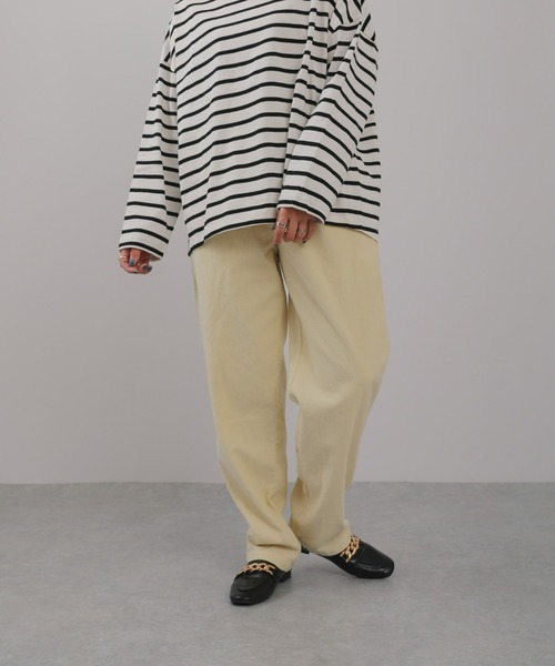 sakishimatokyo(サキシマトーキョー)の「【ZOZO限定】サキシマamp「コーデュロイパンツ」(その他パンツ・レディース・ベージュ/ブラウン/アイボリー・FREE)」の21枚目の写真