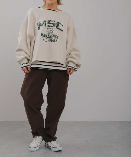 sakishimatokyo(サキシマトーキョー)の「【ZOZO限定】サキシマamp「コーデュロイパンツ」(その他パンツ・レディース・ベージュ/ブラウン/アイボリー・FREE)」の13枚目の写真