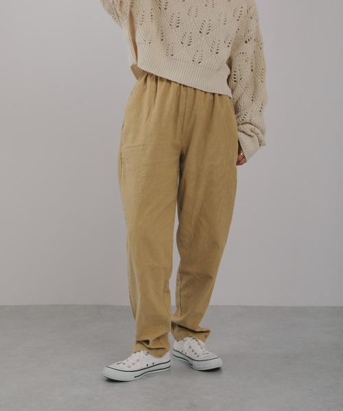 sakishimatokyo(サキシマトーキョー)の「【ZOZO限定】サキシマamp「コーデュロイパンツ」(その他パンツ・レディース・ベージュ/ブラウン/アイボリー・FREE)」の6枚目の写真