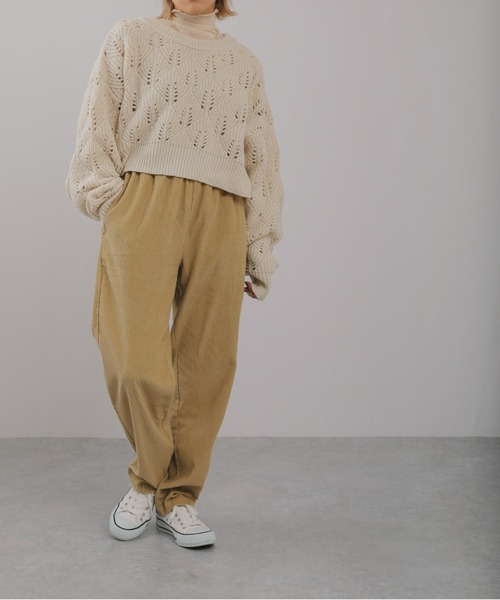 sakishimatokyo(サキシマトーキョー)の「【ZOZO限定】サキシマamp「コーデュロイパンツ」(その他パンツ・レディース・ベージュ/ブラウン/アイボリー・FREE)」の7枚目の写真