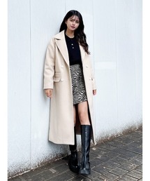 ENVYM | メルトンＬＯＮＧ ＣＴ(その他アウター)