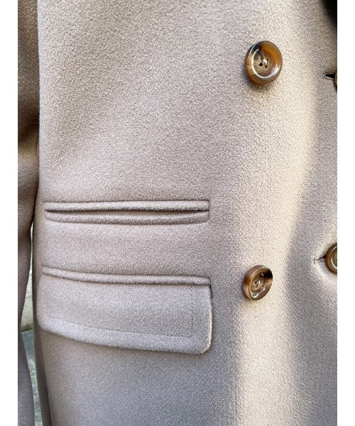 ENVYM（アンビー）の「メルトンＬＯＮＧ ＣＴ（その他アウター・レディース・ベージュ/ブラック/アイボリー・FREE）」の16枚目の写真